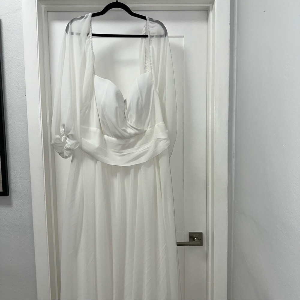 Elegant White Women's Dress